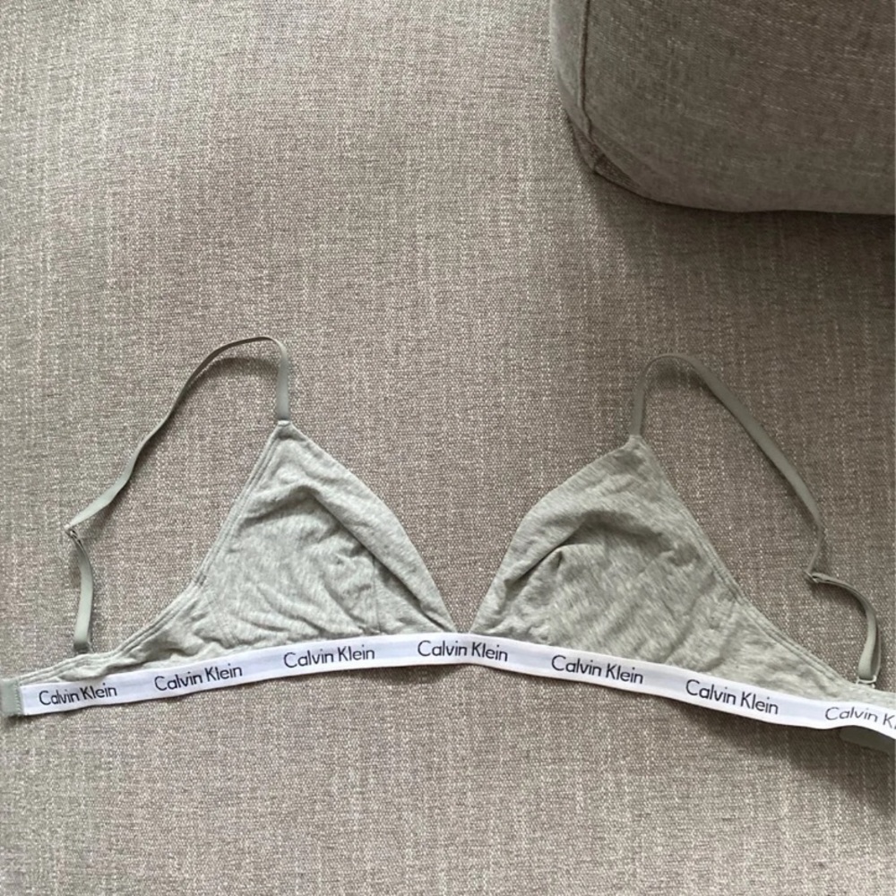 Calvin Klein cotton triangle bralette